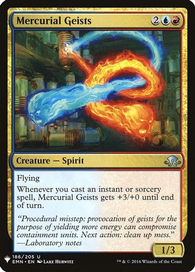 Mercurial Geists (186) [Mystery Booster Cards]