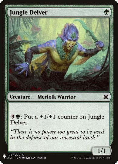 Jungle Delver (195) [Mystery Booster Cards]