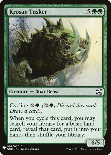 Krosan Tusker (14) [Mystery Booster Cards]