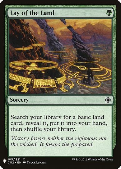 Lay of the Land (185) [Mystery Booster Cards]