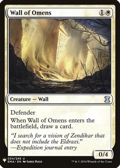 Wall of Omens (34) [Mystery Booster Cards]