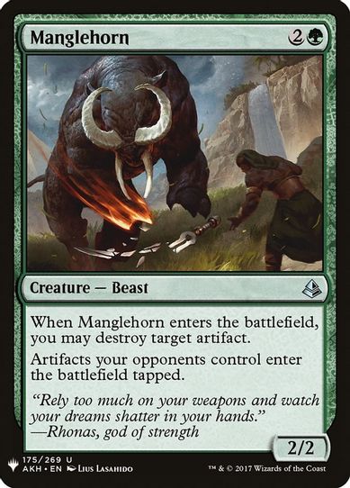 Manglehorn (175) [Mystery Booster Cards]