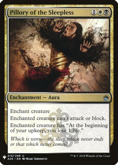 Pillory of the Sleepless (213) [Mystery Booster Cards]