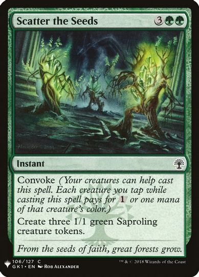 Scatter the Seeds (106) [Mystery Booster Cards]