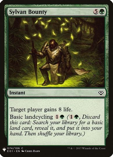 Sylvan Bounty (74) [Mystery Booster Cards]