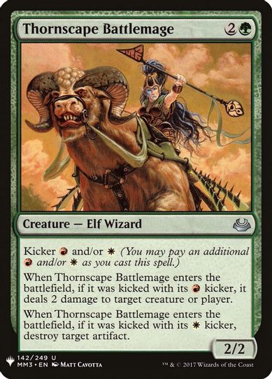 Thornscape Battlemage (142) [Mystery Booster Cards]