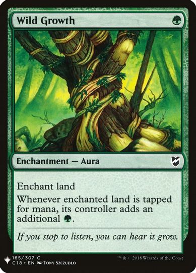 Wild Growth (165) [Mystery Booster Cards]