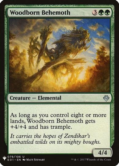 Woodborn Behemoth (79) [Mystery Booster Cards]