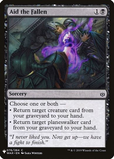 Aid the Fallen (76) [Mystery Booster Cards]