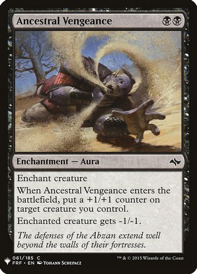 Ancestral Vengeance (61) [Mystery Booster Cards]