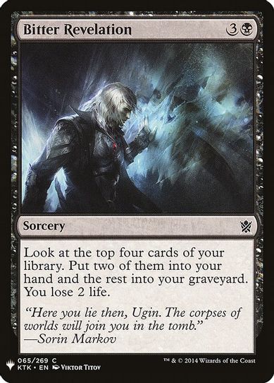 Bitter Revelation (65) [Mystery Booster Cards]