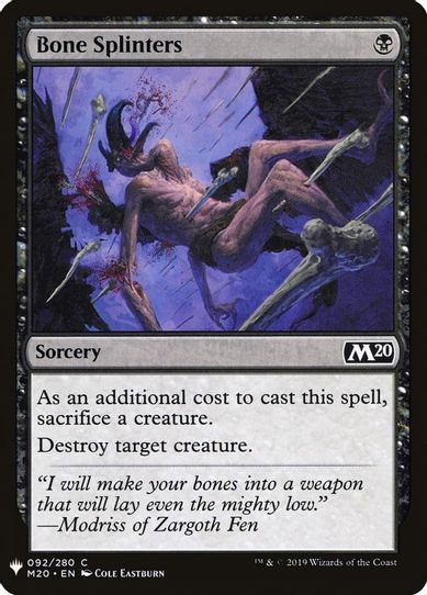 Bone Splinters (92) [Mystery Booster Cards]