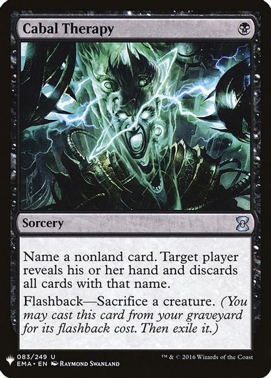 Cabal Therapy (83) [Mystery Booster Cards]