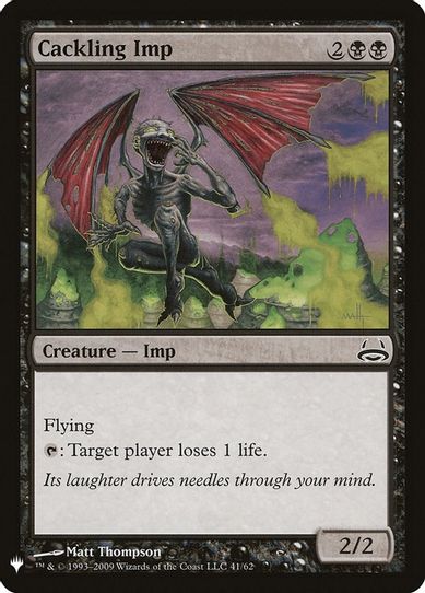 Cackling Imp (41) [Mystery Booster Cards]