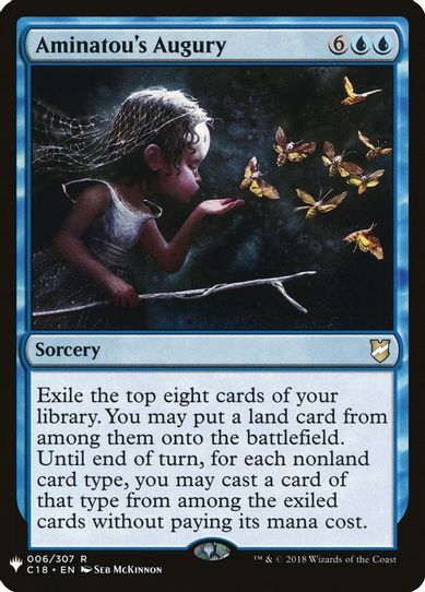 Aminatou's Augury (6) [Mystery Booster Cards]