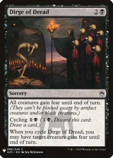 Dirge of Dread (86) [Mystery Booster Cards]