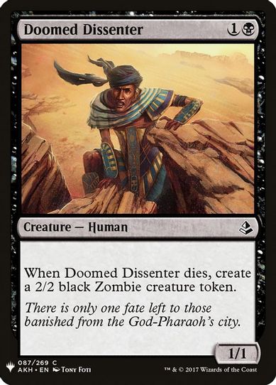Doomed Dissenter (87) [Mystery Booster Cards]