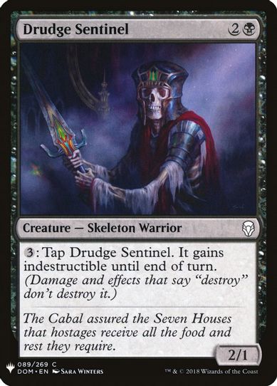 Drudge Sentinel (89) [Mystery Booster Cards]