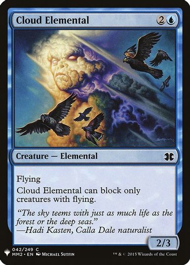 Cloud Elemental (42) [Mystery Booster Cards]