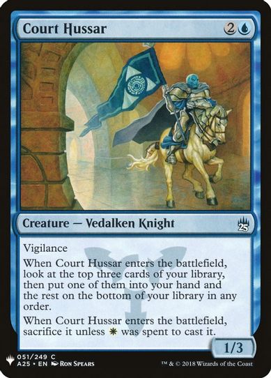 Court Hussar (51) [Mystery Booster Cards]