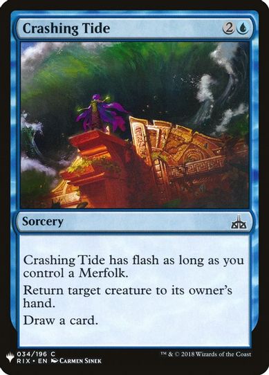 Crashing Tide (34) [Mystery Booster Cards]