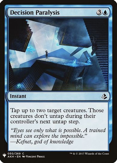 Decision Paralysis (50) [Mystery Booster Cards]