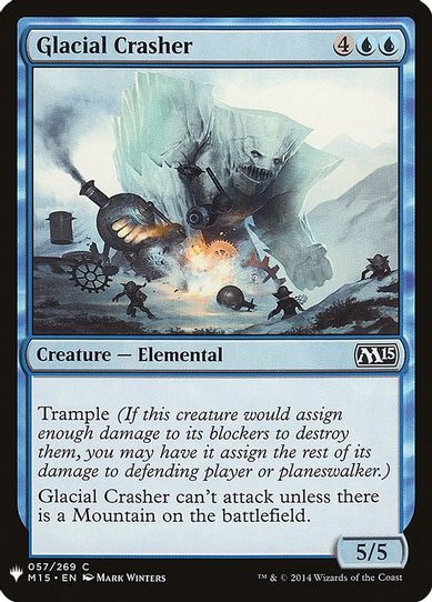 Glacial Crasher (57) [Mystery Booster Cards]