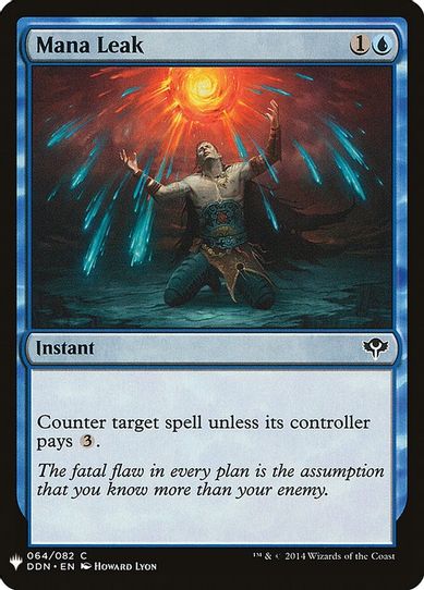 Mana Leak (64) [Mystery Booster Cards]