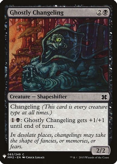 Ghostly Changeling (83) [Mystery Booster Cards]