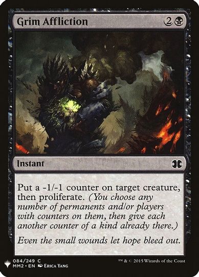 Grim Affliction (84) [Mystery Booster Cards]