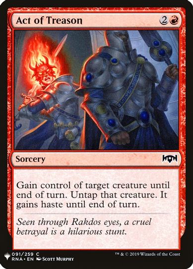 Act of Treason (91) [Mystery Booster Cards]