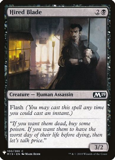 Hired Blade (100) [Mystery Booster Cards]