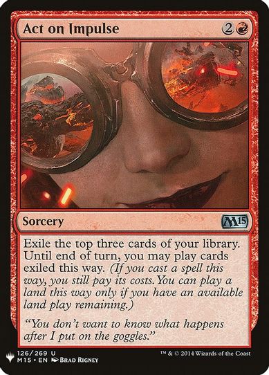 Act on Impulse (126) [Mystery Booster Cards]