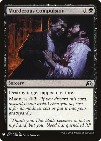 Murderous Compulsion (126) [Mystery Booster Cards]