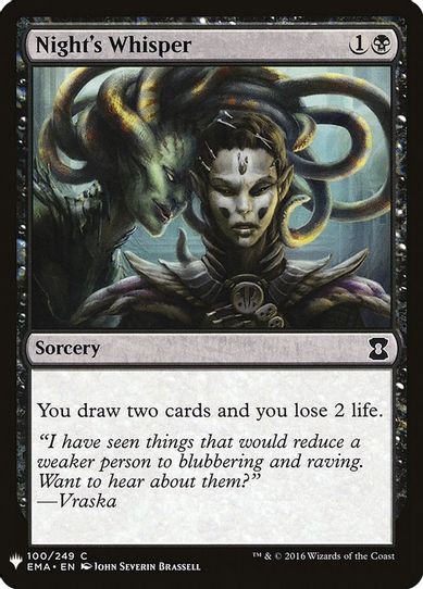 Night's Whisper (100) [Mystery Booster Cards]