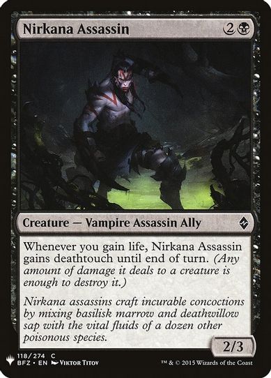 Nirkana Assassin (118) [Mystery Booster Cards]