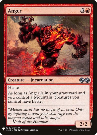 Anger (122) [Mystery Booster Cards]
