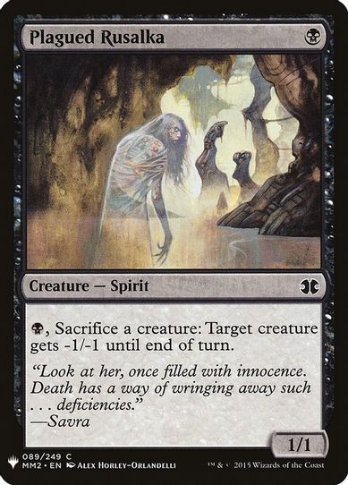 Plagued Rusalka (89) [Mystery Booster Cards]