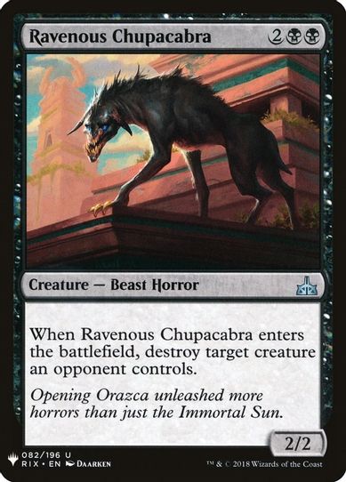 Ravenous Chupacabra (82) [Mystery Booster Cards]