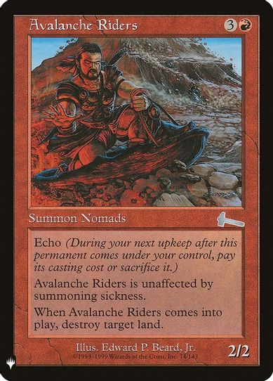 Avalanche Riders (74) [Mystery Booster Cards]