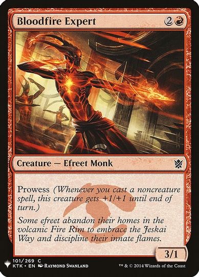 Bloodfire Expert (101) [Mystery Booster Cards]
