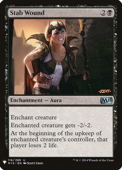 Stab Wound (116) [Mystery Booster Cards]
