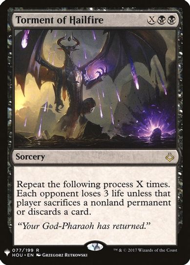 Torment of Hailfire (77) [Mystery Booster Cards]