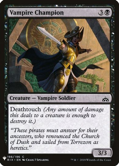 Vampire Champion (198) [Mystery Booster Cards]
