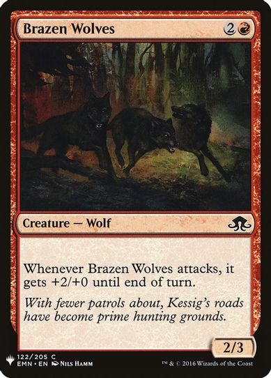 Brazen Wolves (122) [Mystery Booster Cards]