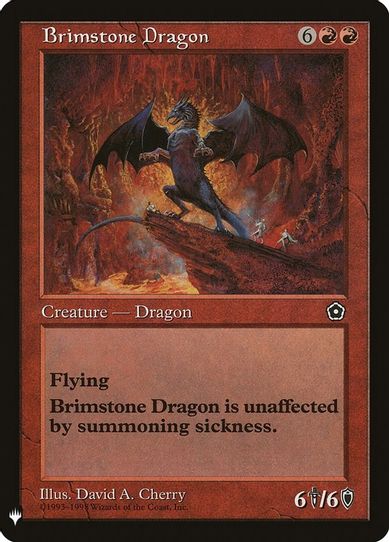 Brimstone Dragon (92) [Mystery Booster Cards]