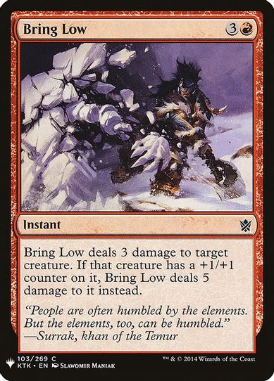Bring Low (103) [Mystery Booster Cards]