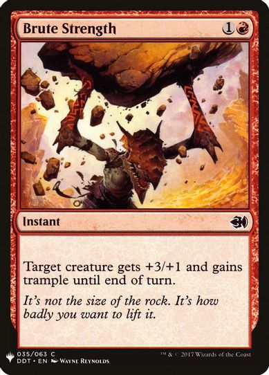Brute Strength (35) [Mystery Booster Cards]