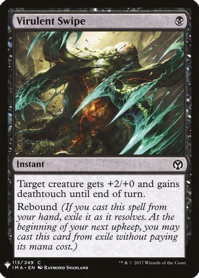 Virulent Swipe (113) [Mystery Booster Cards]