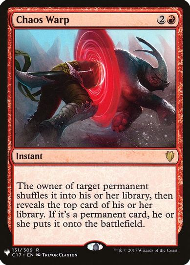 Chaos Warp (C) (131) [Mystery Booster Cards]